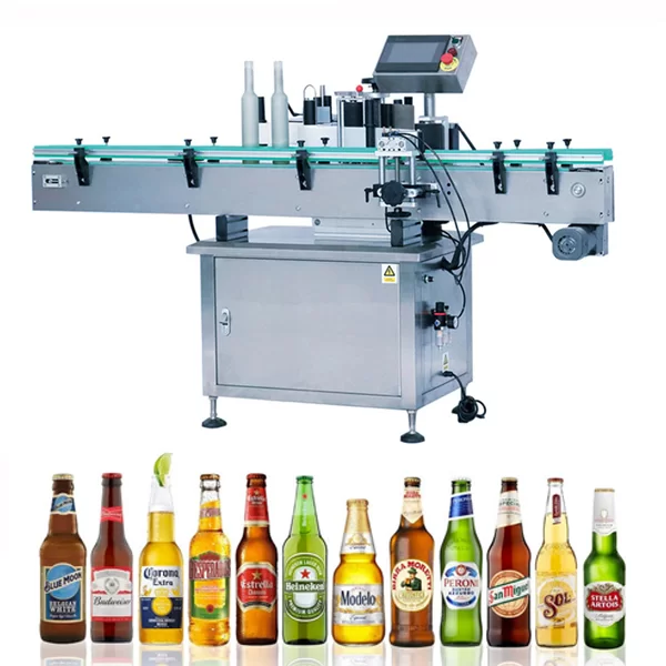 Machine d'étiquetage de bouteilles de bière