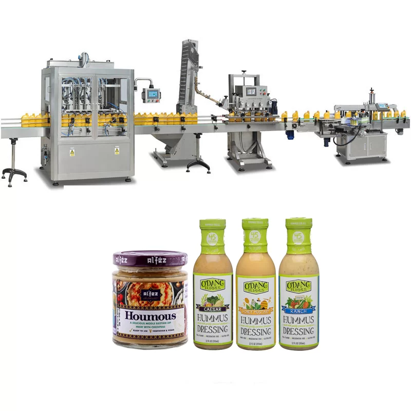 Machine de remplissage de houmous