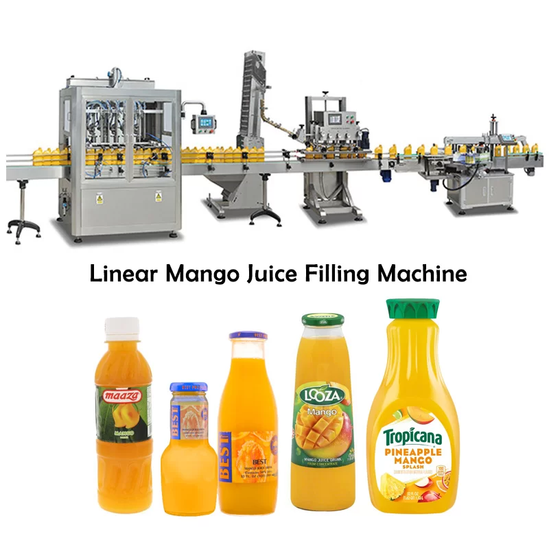 Machine de remplissage de jus de mangue