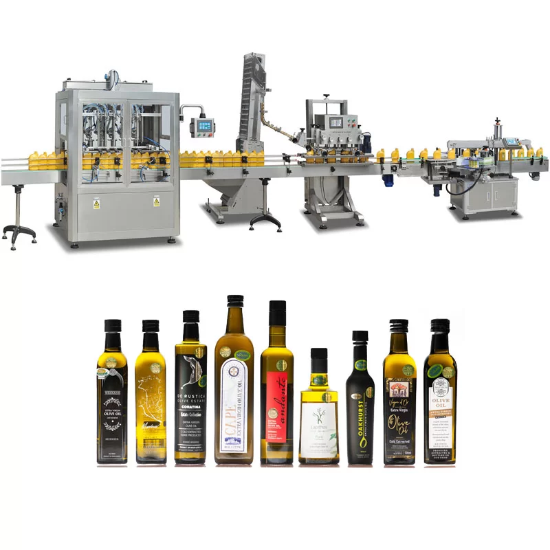 Machine de remplissage d'huile d'olive