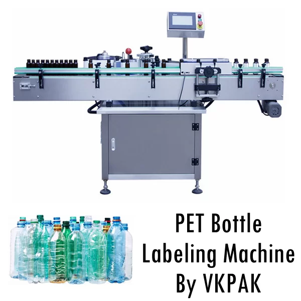Machine d'étiquetage de bouteilles en PET