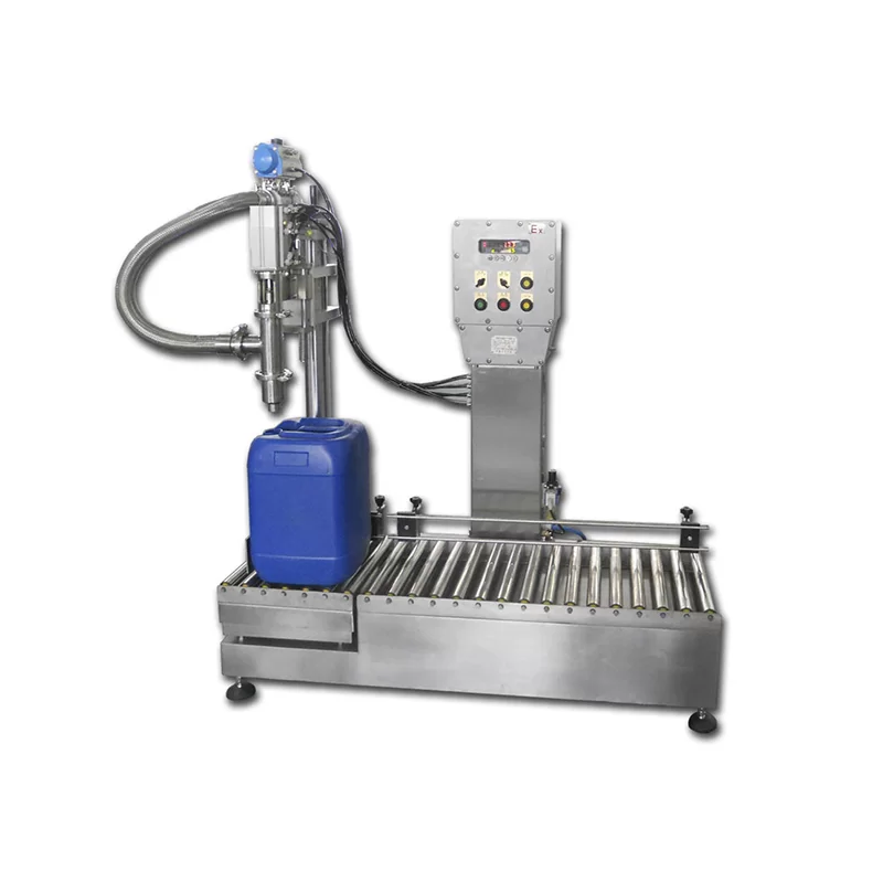 Machine de remplissage de pesage pour liquide